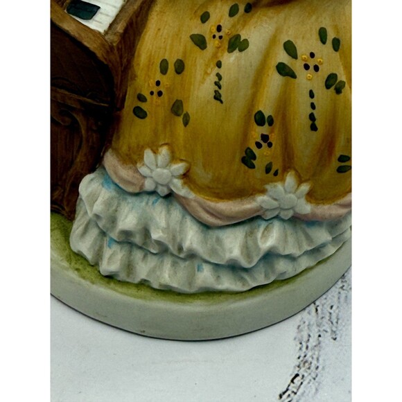 Girl Playing The Piano Music Box By Lefton Hand painted - Picture 12 of 16